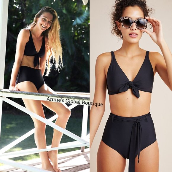 Anthropologie Other - NWT ANTHROPOLOGIE Allihop Tie-Front Bikini Top